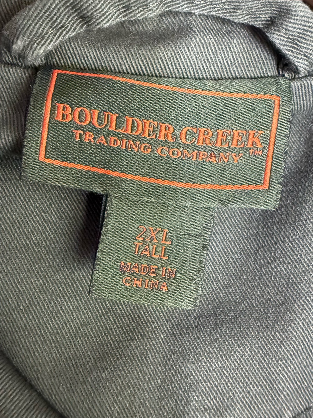 Boulder Creek Olive Military Field Jacket with Utility Pockets - Picture 13 of 14